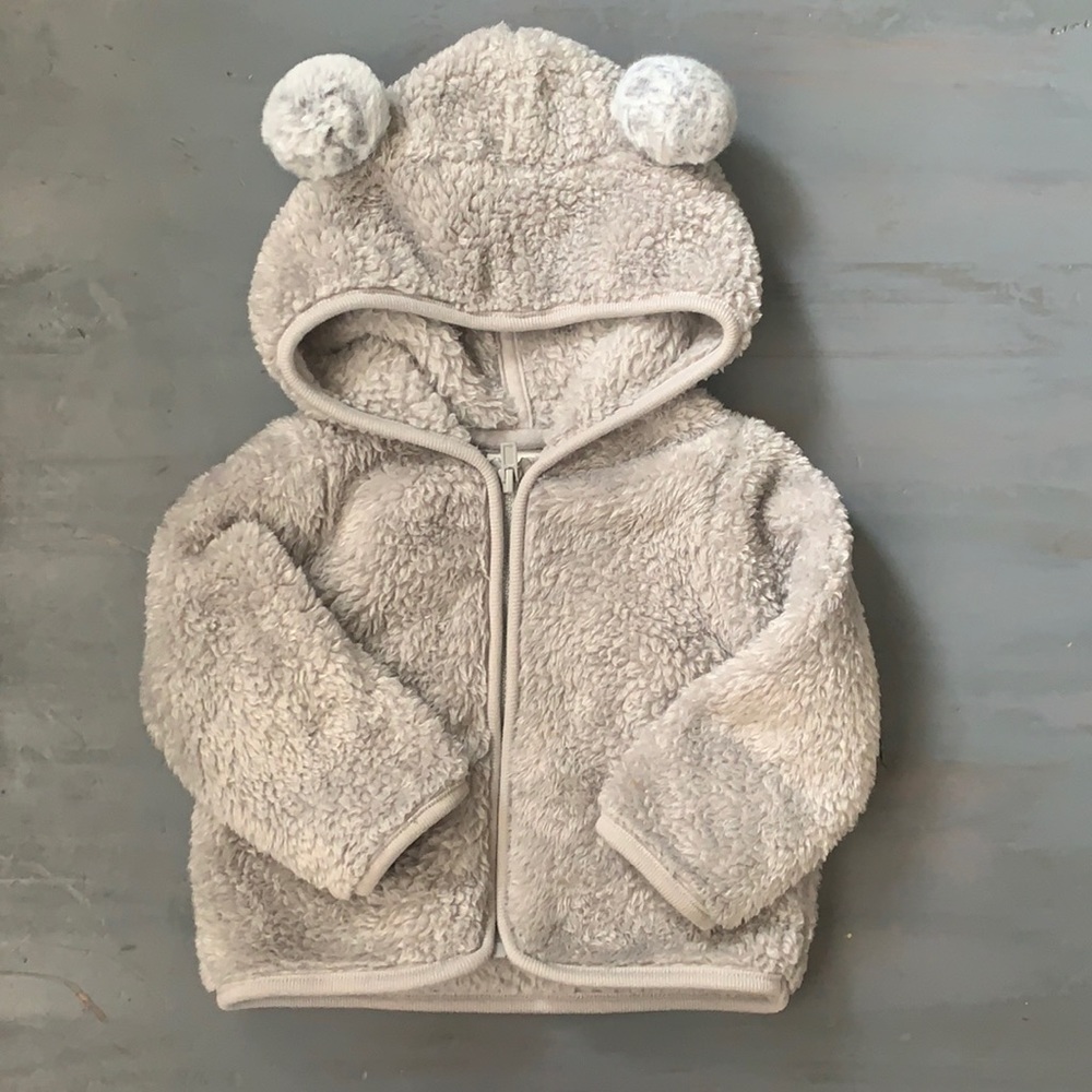 Cat & Jack 6-9 month Sherpa fleece jacket